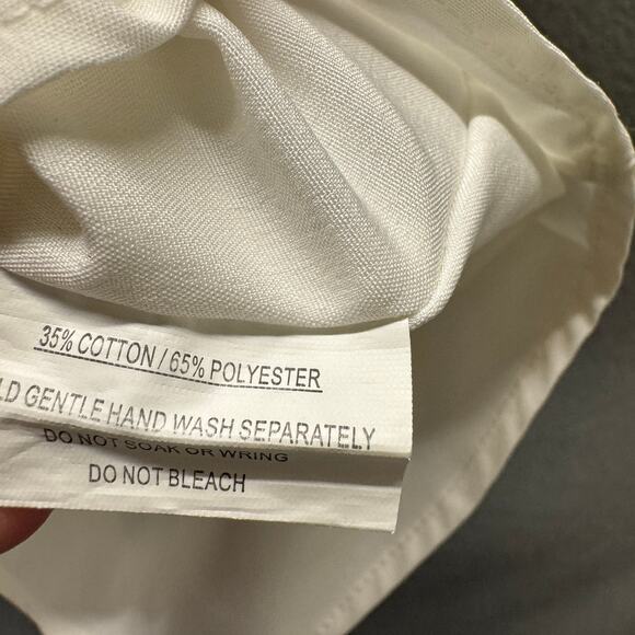 Here Comes the Sun Dress Womens Small White Ruffled Boho Sleeveless Coastal - Picture 8 of 10